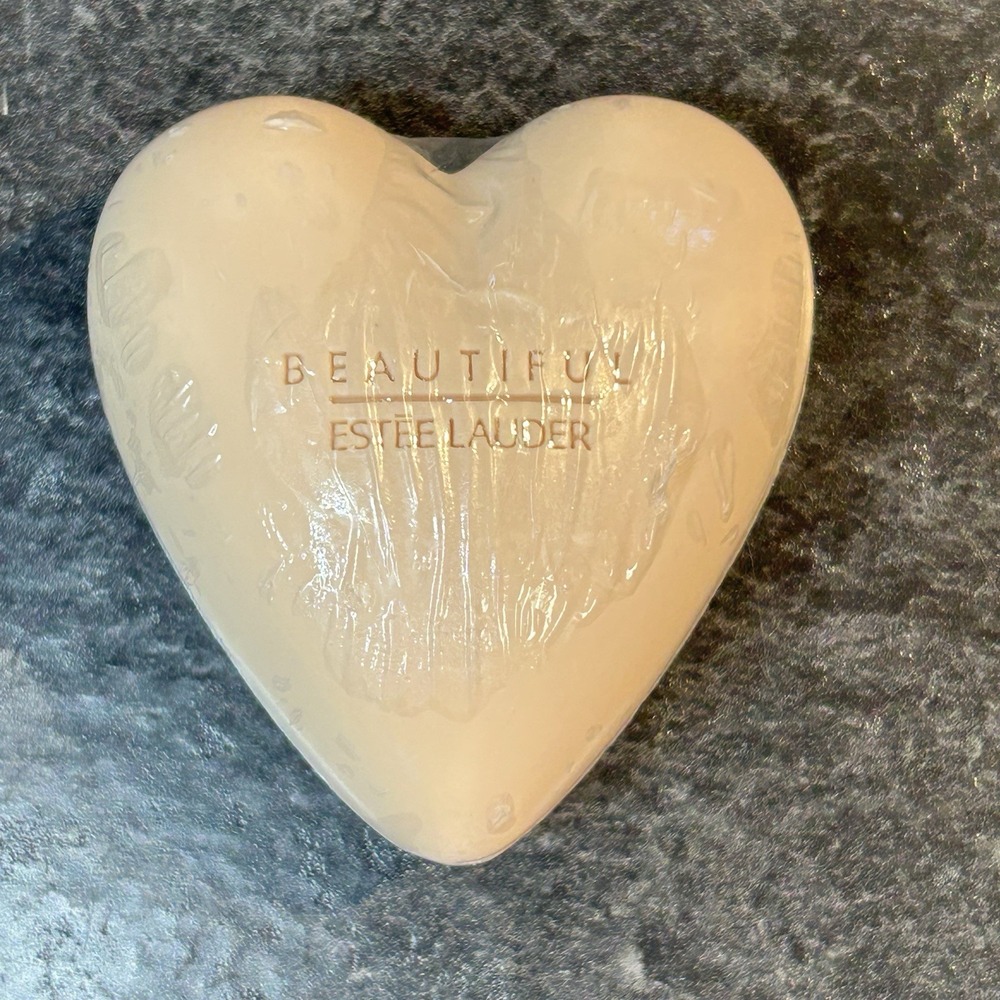 Estee Lauder BEAUTIFUL Soap 2.5 oz Heart Shape SEALED Retired